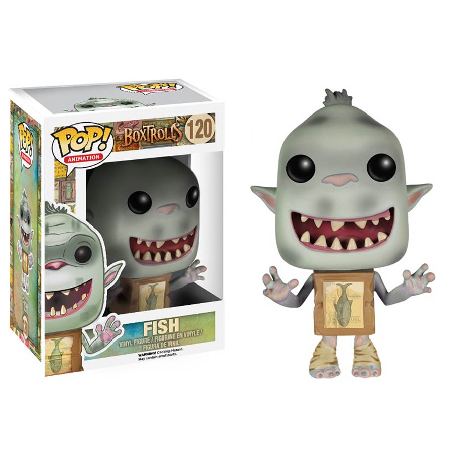 POP Animation 120 Boxtrolls Fish Vinyl Figure