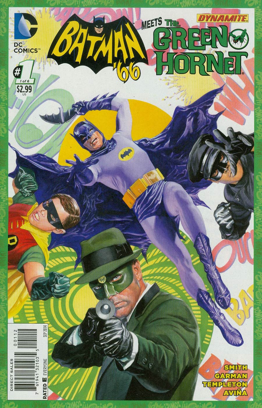 Batman 66 Meets Green Hornet #1 Cover D 2nd Ptg Alex Ross Cover