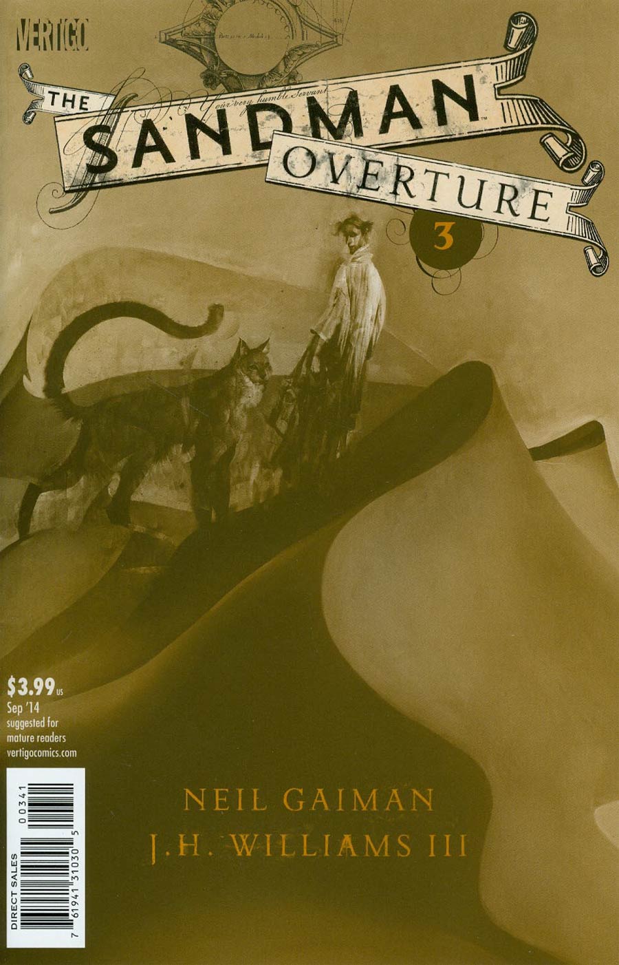 Sandman Overture #3 Cover F Incentive Dave McKean Special Ink Cover