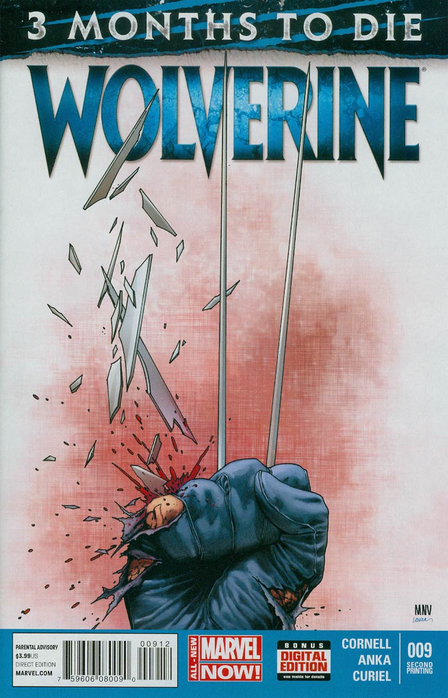 Wolverine Vol 6 #9 Cover D 2nd Ptg Steve McNiven Cover (3 Months To Die Part 2)