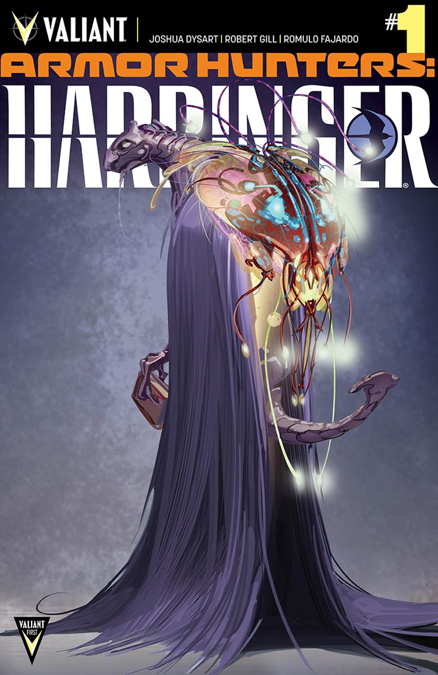 Armor Hunters Harbinger #1 Cover D Incentive Clayton Crain Character Design Variant Cover