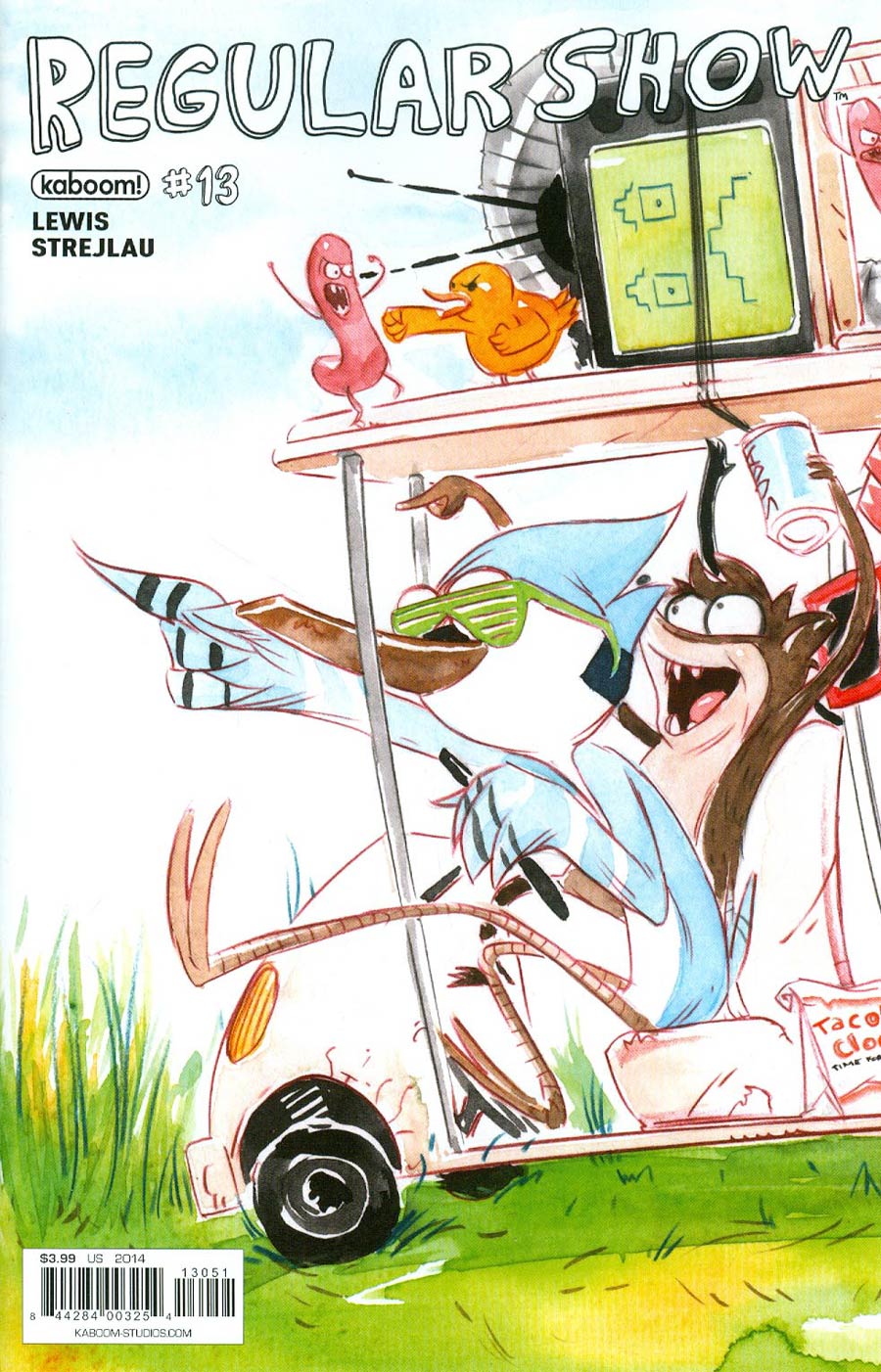 Regular Show #13 Cover C Variant Andy Hirsch Connecting Cover (1 Of 4)