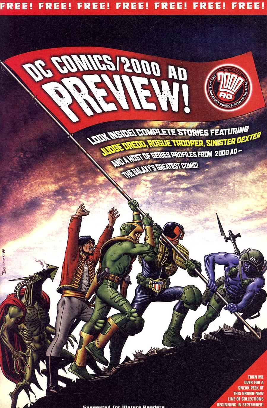 DC Comics 2000 AD Preview #1 Promo