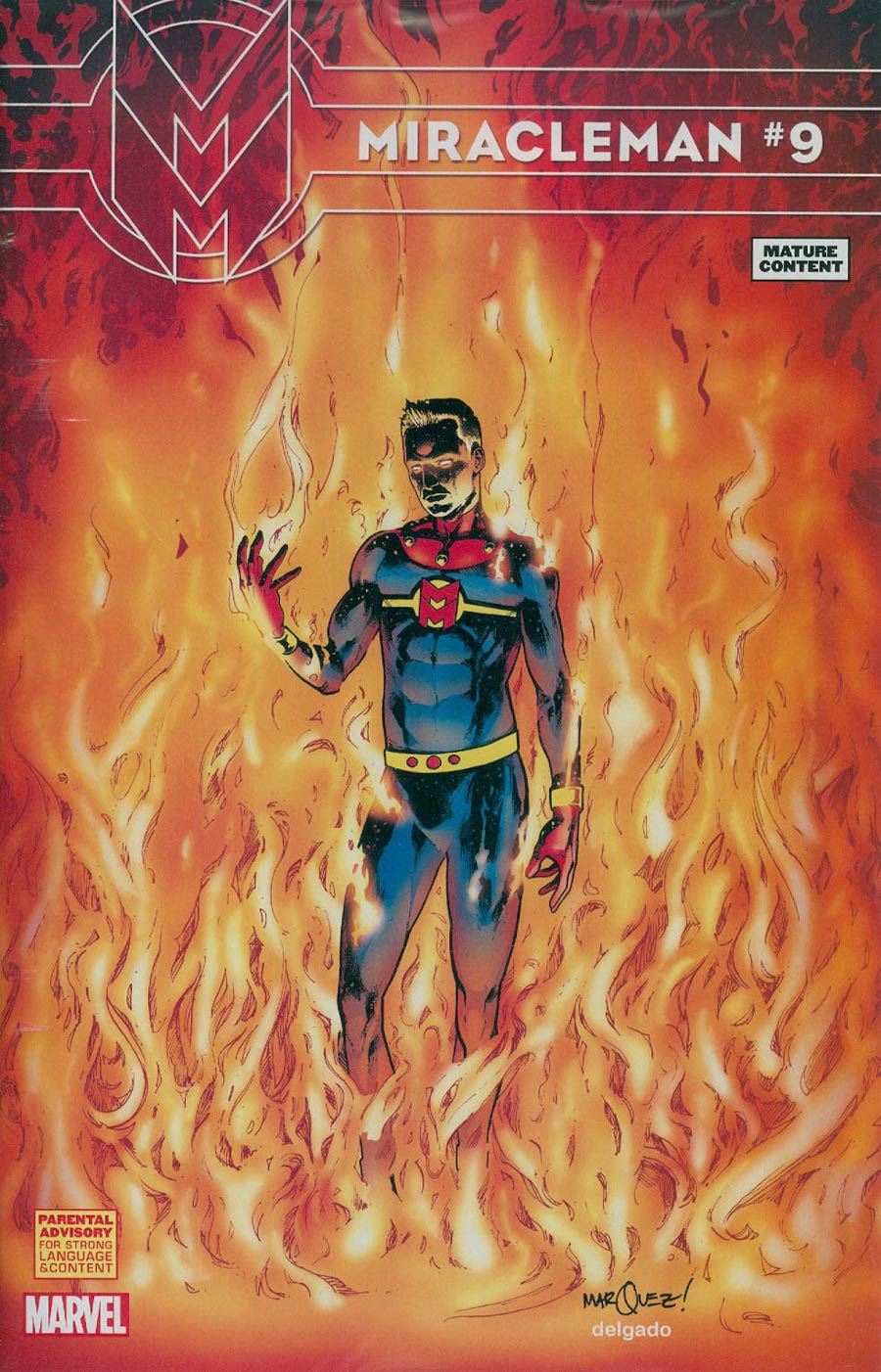 Miracleman (Marvel) #9 Cover B Incentive David Marquez Variant Cover With Polybag