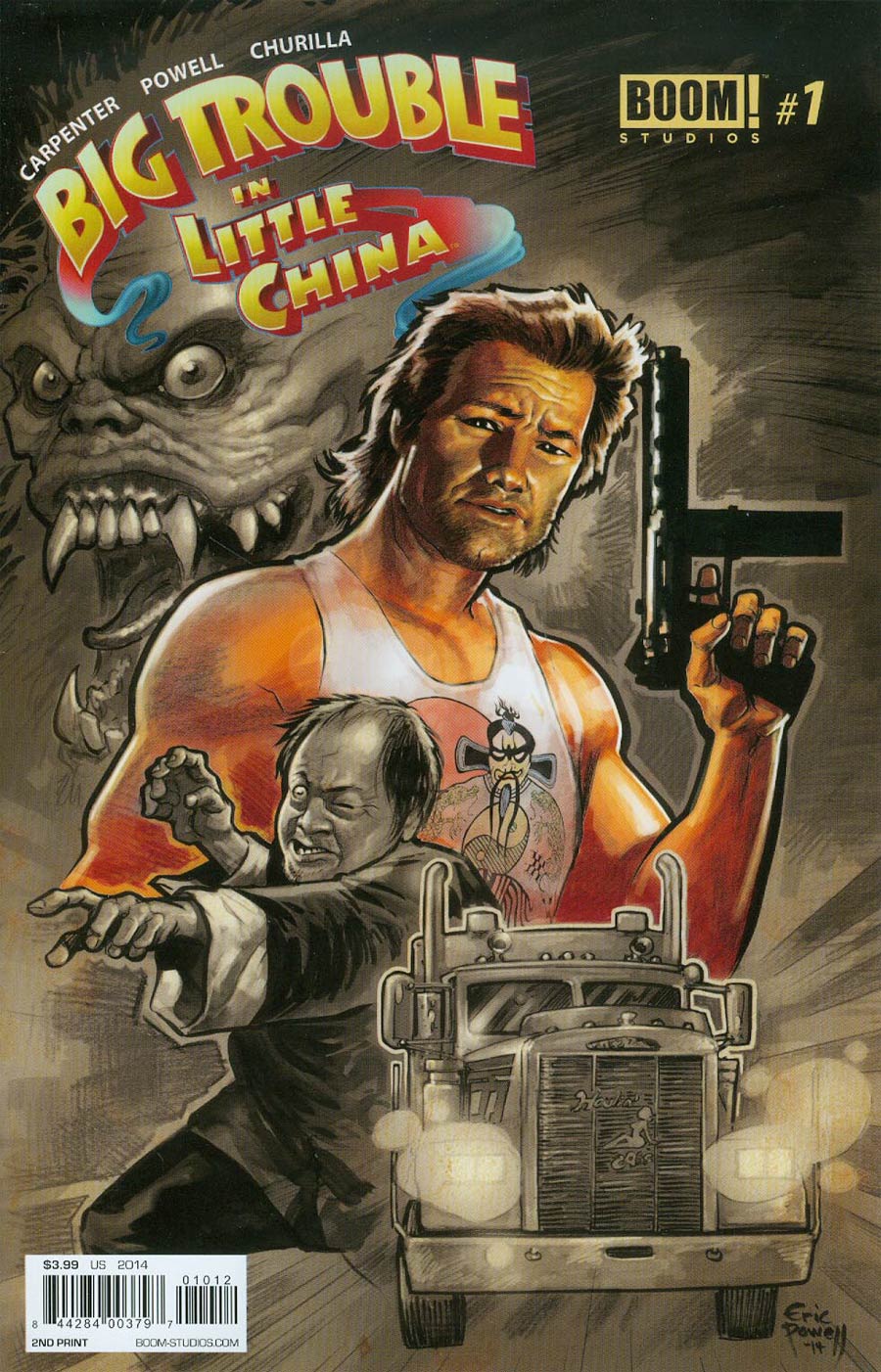 Big Trouble In Little China #1 Cover F 2nd Ptg Eric Powell Variant Cover