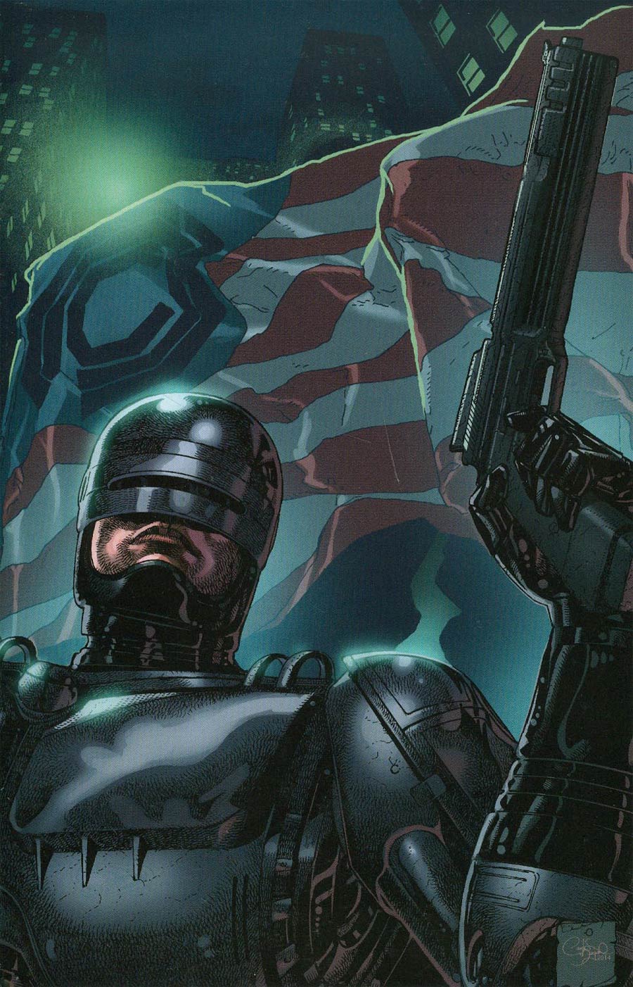 Robocop 2014 #2 Cover B Incentive Carlos Magno Virgin Variant Cover