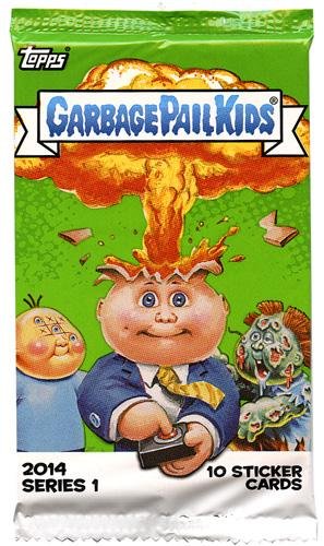 Topps 2014 Chrome Garbage Pail Kids Trading Cards Pack