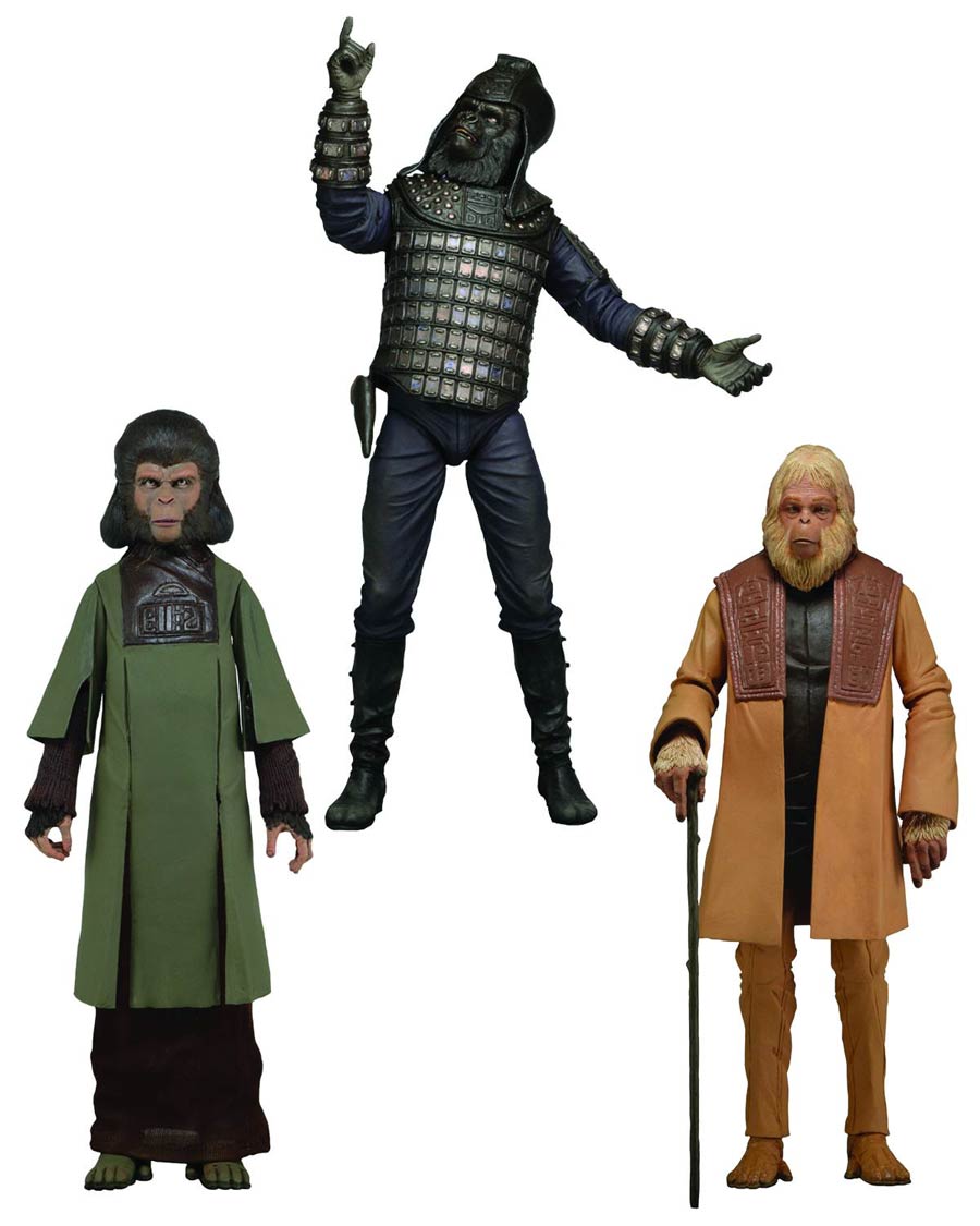 Planet Of The Apes Series 2 Dr. Zaius With Long Coat 7-Inch Action Figure