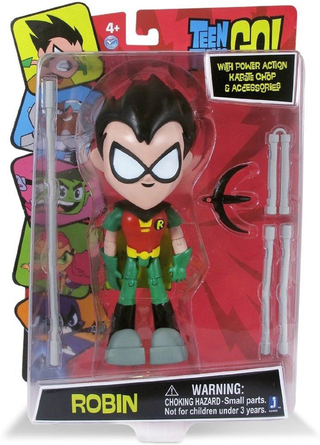 Teen Titans Go 8-Inch Action Figure - Robin With Power Action Karate Chop
