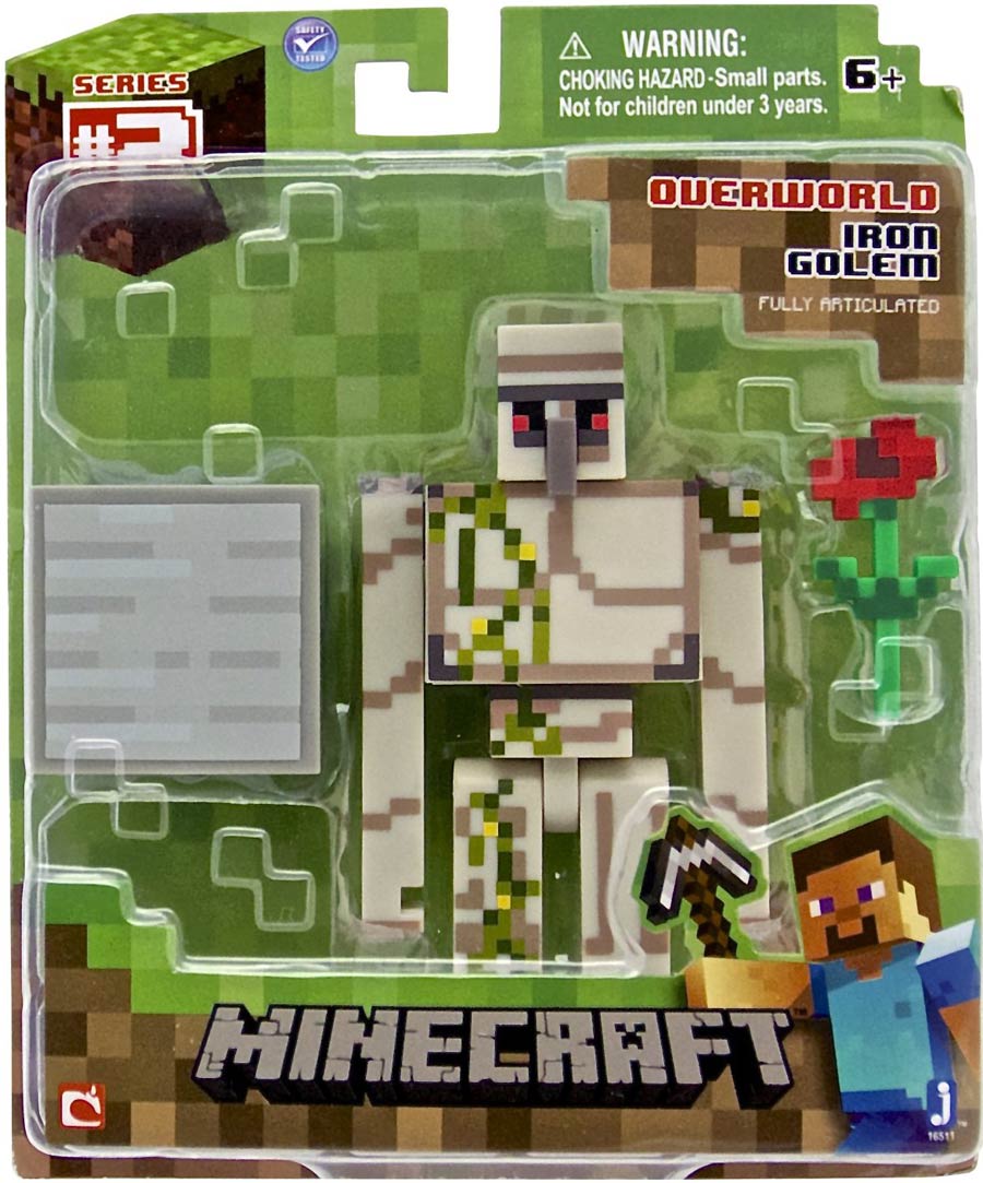 Minecraft 3-Inch Action Figure - Iron Golem With Accessory