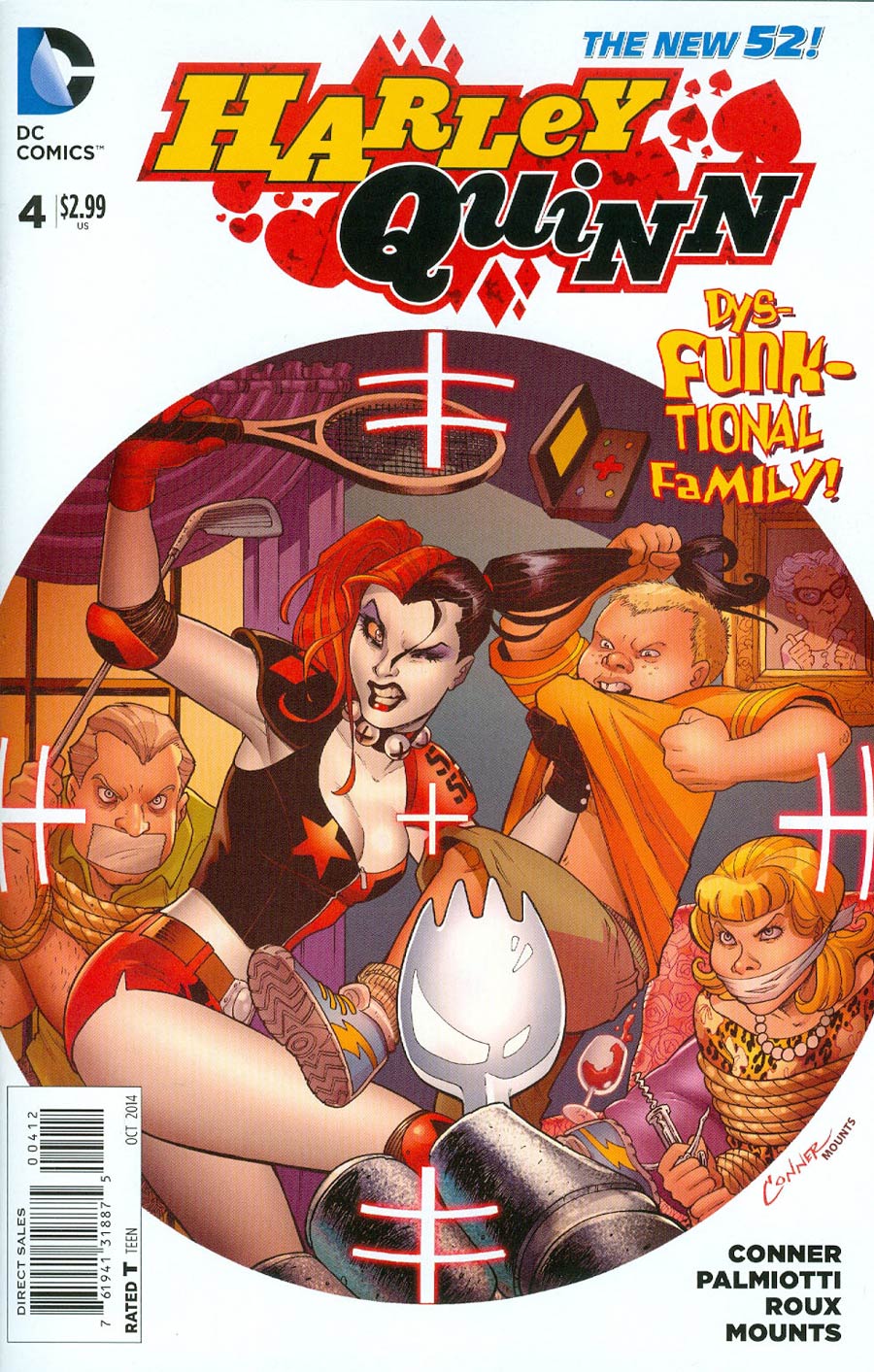 Harley Quinn Vol 2 #4 Cover D 2nd Ptg Amanda Conner Cover