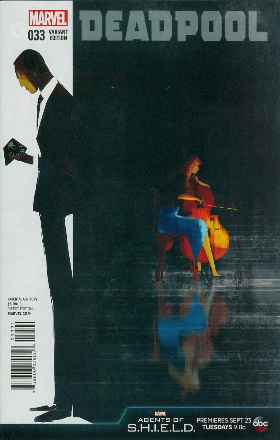 Deadpool Vol 4 #33 Cover B Incentive Agents Of S.H.I.E.L.D. Variant Cover (Original Sin Tie-In)