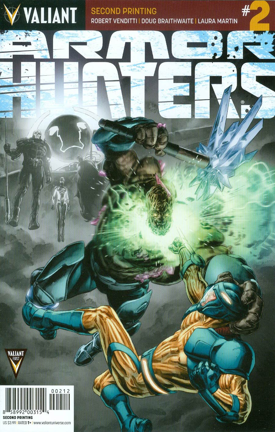 Armor Hunters #2 Cover F 2nd Ptg Doug Braithwaite Cover