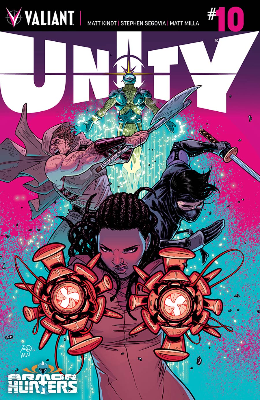 Unity Vol 2 #10 Cover D Incentive Russell Dauterman Variant Cover (Armor Hunters Tie-In)