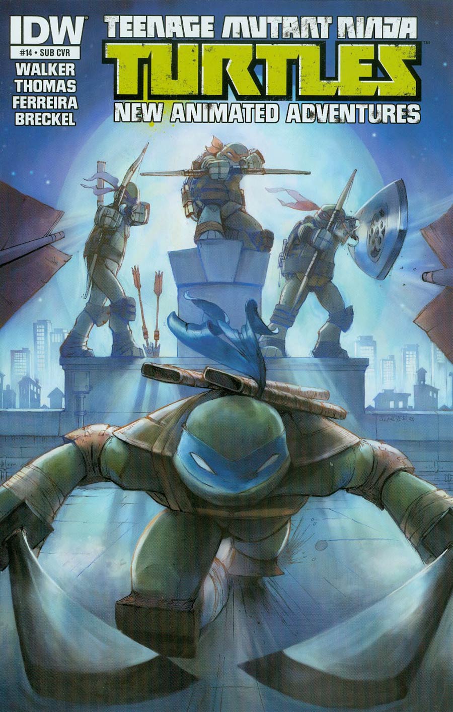 Teenage Mutant Ninja Turtles New Animated Adventures #14 Cover B Variant Jennifer Meyer Subscription Cover