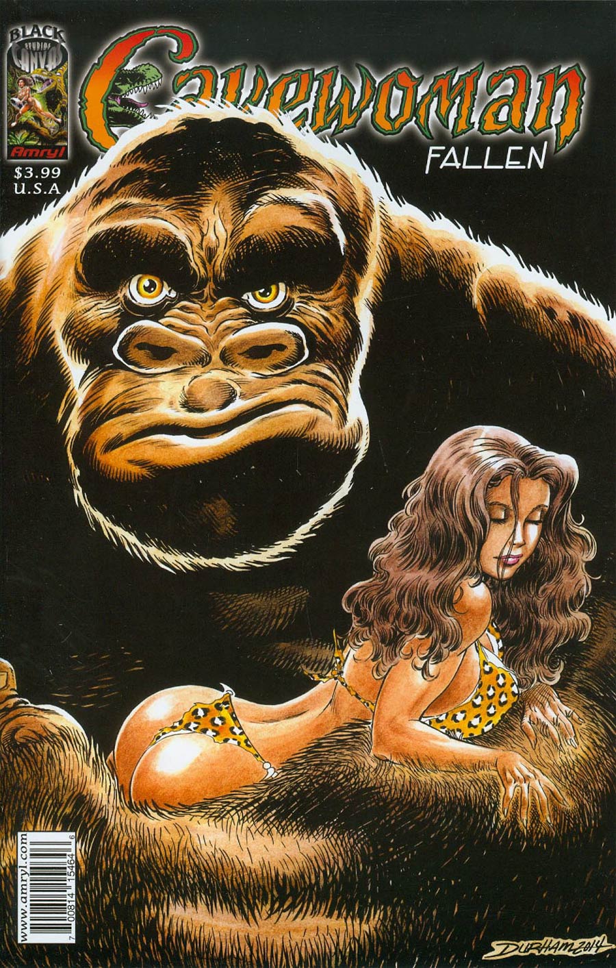 Cavewoman Fallen One Shot Cover A Regular Rob Durham Cover