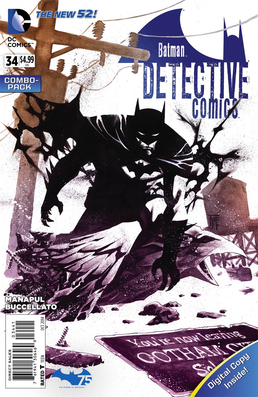 Detective Comics Vol 2 #34 Cover D Combo Pack Without Polybag