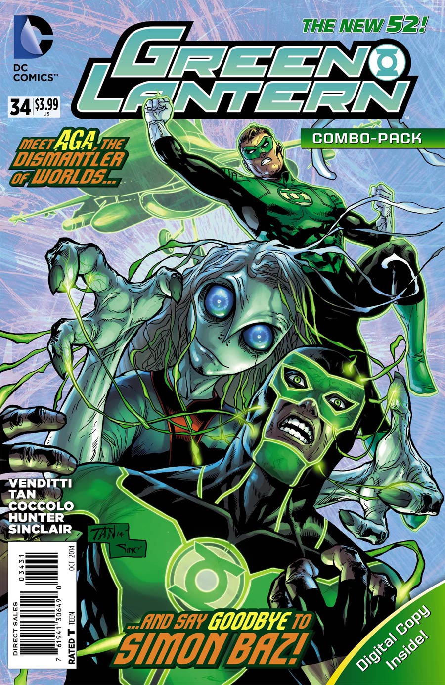 Green Lantern Vol 5 #34 Cover D Combo Pack Without Polybag