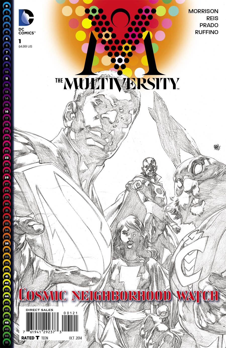 Multiversity #1 Cover C Incentive Ivan Reis Sketch Cover