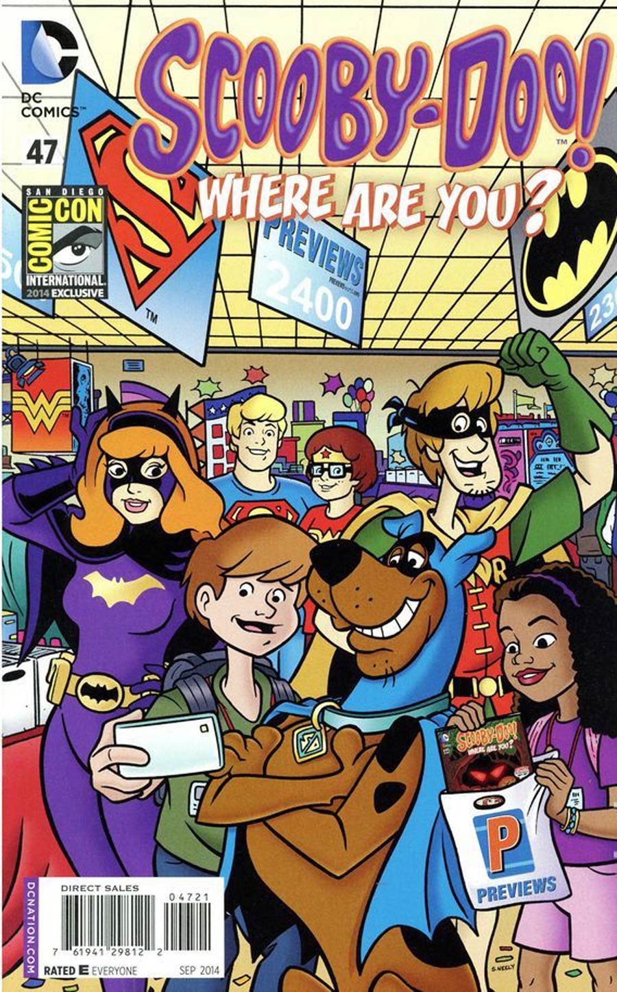 Scooby-Doo Where Are You #47 Cover B Variant SDCC 2014 Exclusive Cover