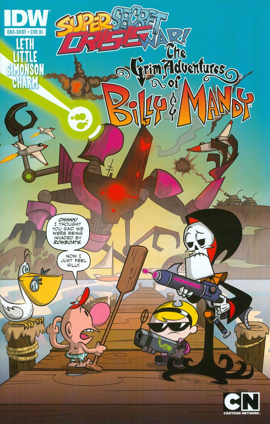 Super Secret Crisis War Grim Adventures Of Billy & Mandy #1 Cover C Incentive Maxwell Atoms Variant Cover