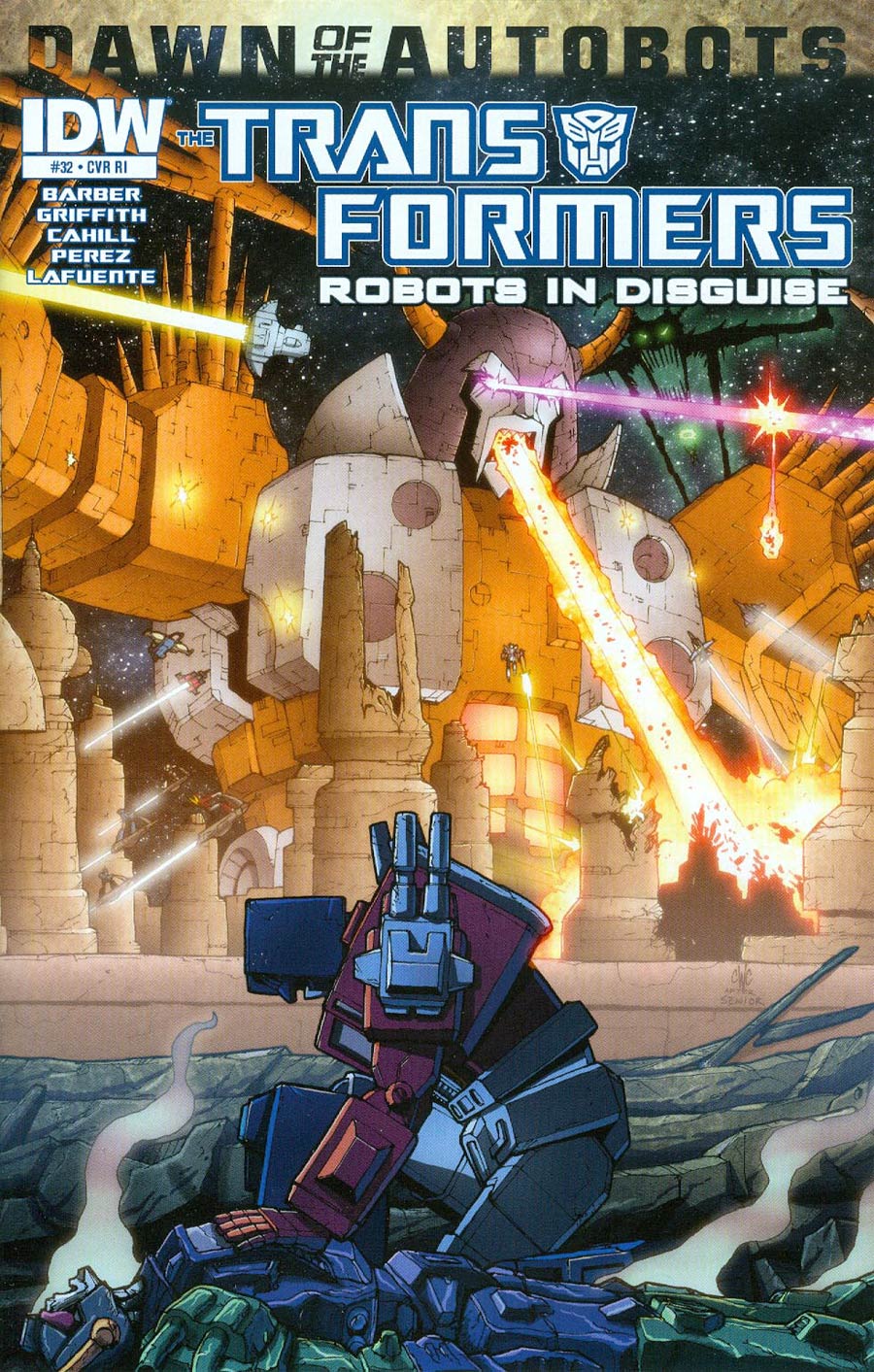 Transformers Robots In Disguise #32 Cover C Incentive Casey Coller 30th Anniversary Variant Cover (Dawn Of The Autobots Tie-In)