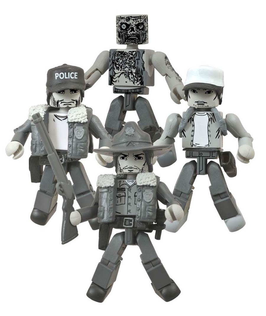 Walking Dead Minimates SDCC 2014 Exclusive Box Set