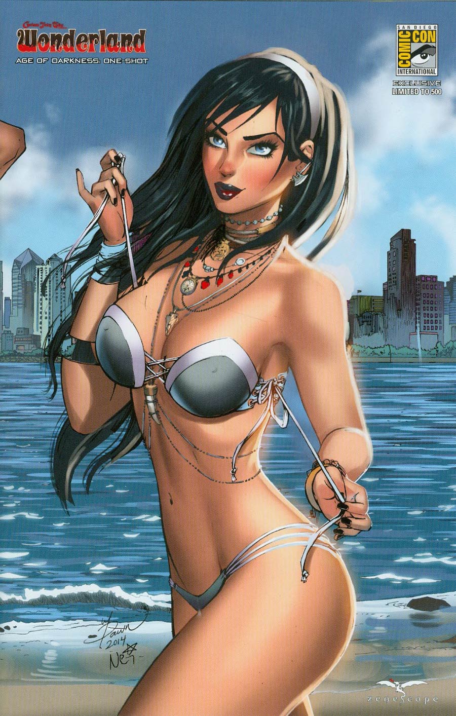 Grimm Fairy Tales Presents Wonderland Age Of Darkness One Shot Cover D SDCC Exclusive Dawn McTeigue Connecting Variant Cover (3 Of 4)(Age Of Darkness