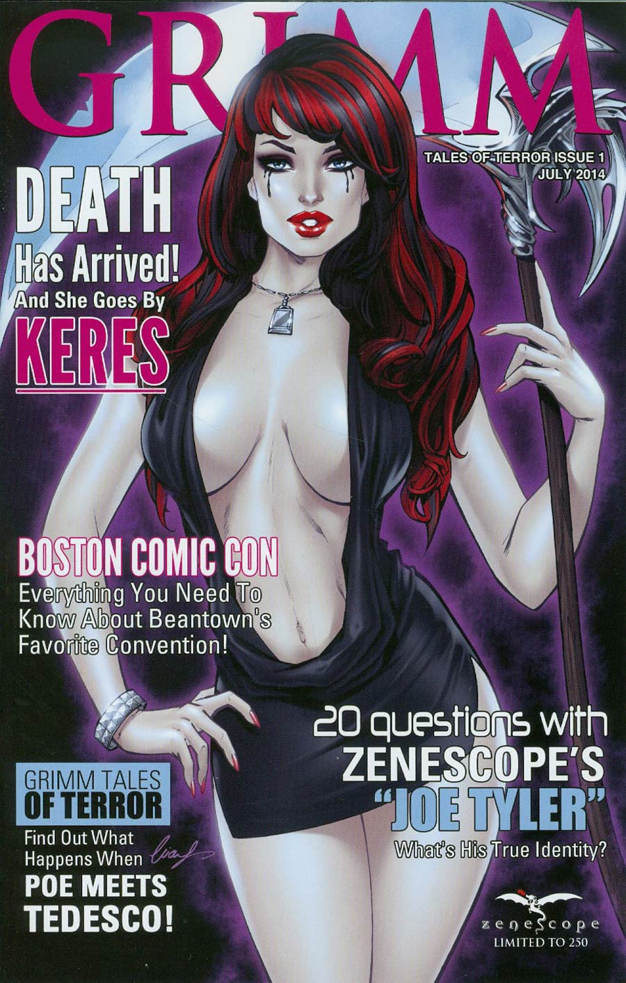 Grimm Fairy Tales Presents Grimm Tales Of Terror #1 Cover G Boston Comic Con Exclusive Elias Chatzoudis Variant Cover