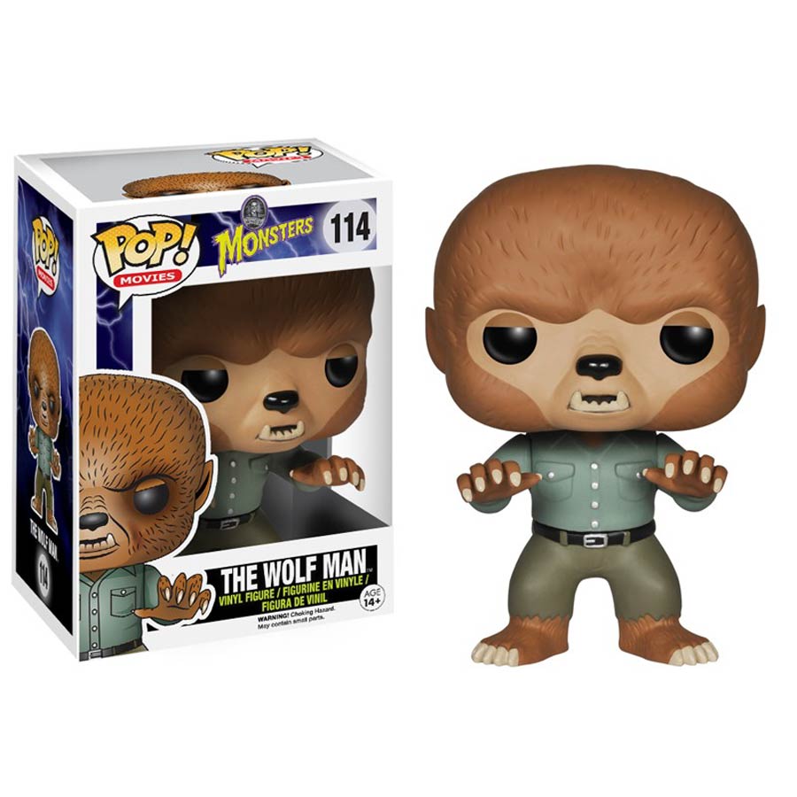 POP Movies 114 Universal Monsters The Wolf Man Vinyl Figure
