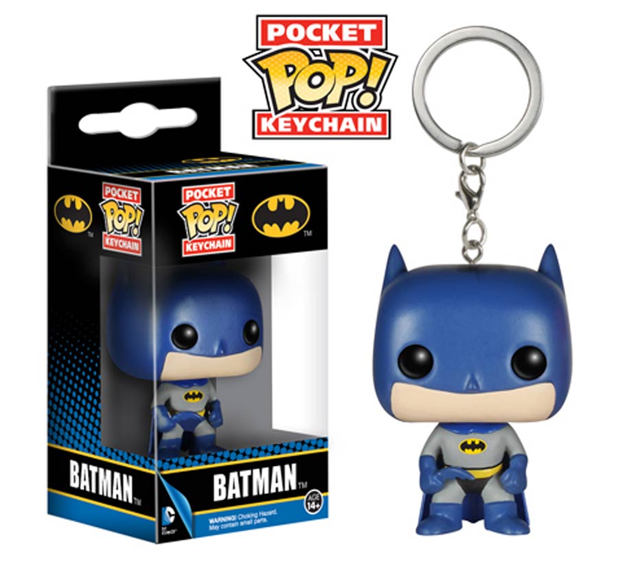 POP DC Comics Batman Vinyl Figure Pocket Keychain