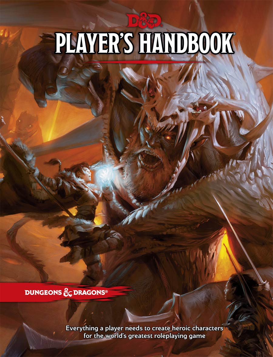 Dungeons & Dragons Core Rulebooks Players Handbook 5th Edition