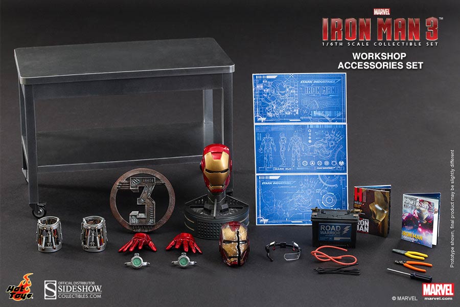 Iron Man 3 Workshop Accessories Collectible Set