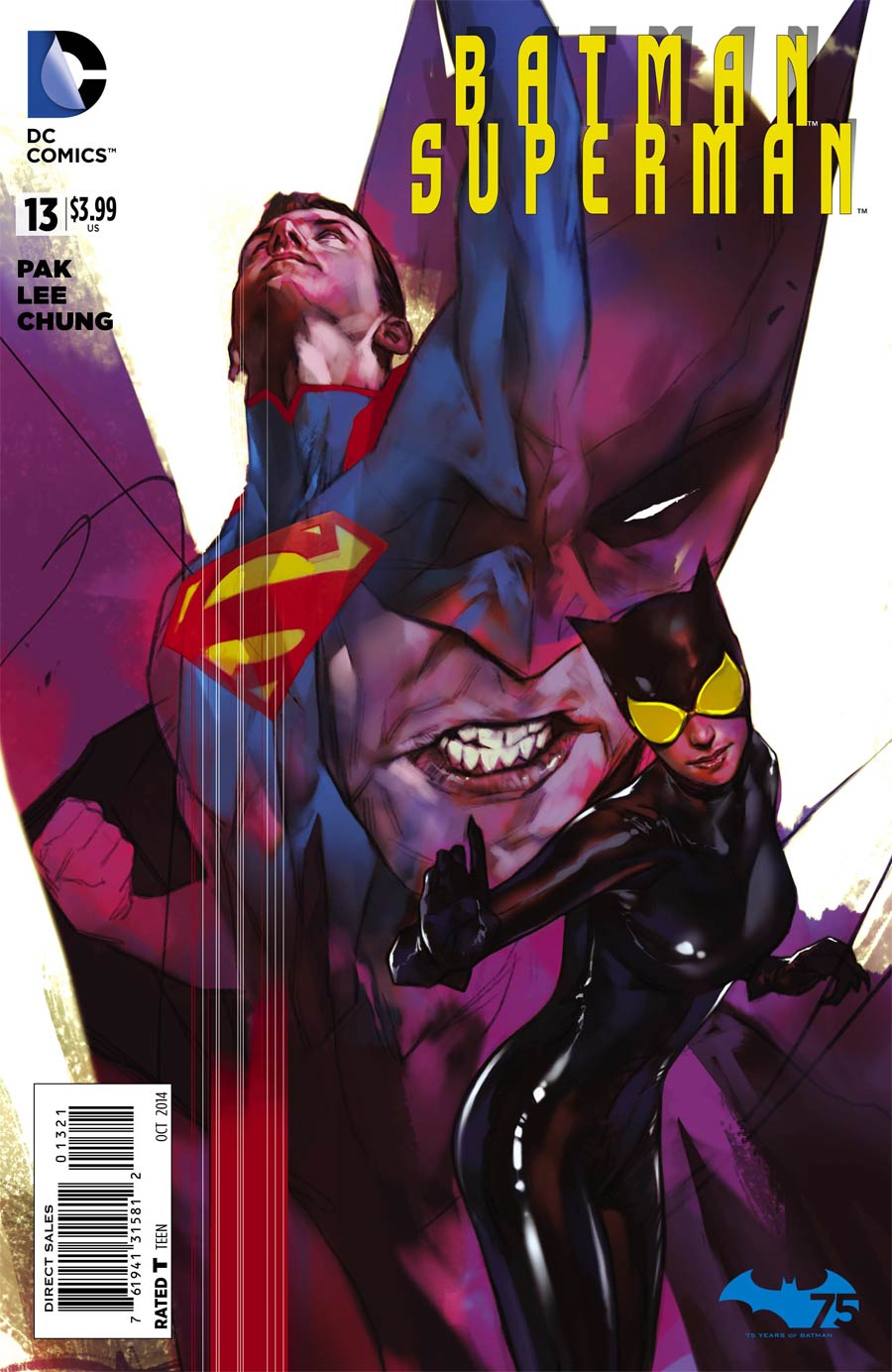 Batman Superman #13 Cover E Incentive Ben Oliver Variant Cover