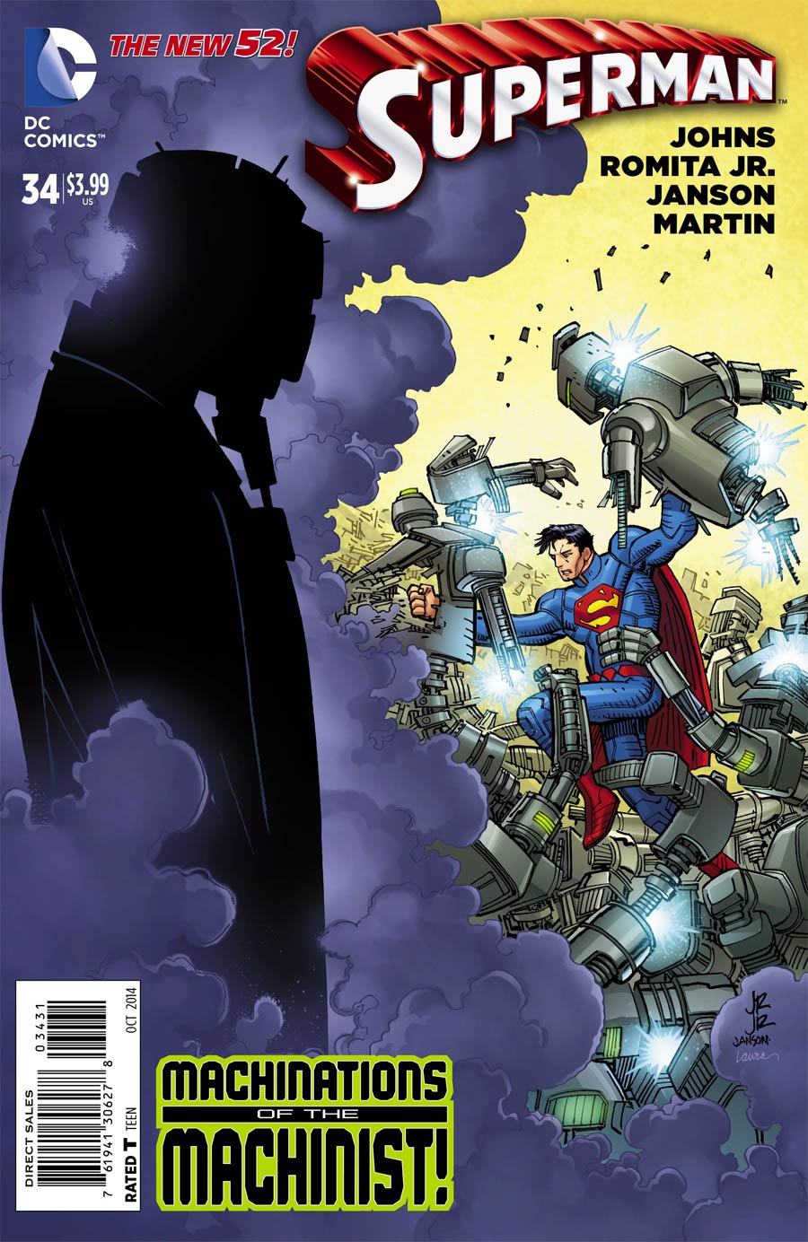 Superman Vol 4 #34 Cover E Incentive John Romita Jr Variant Cover