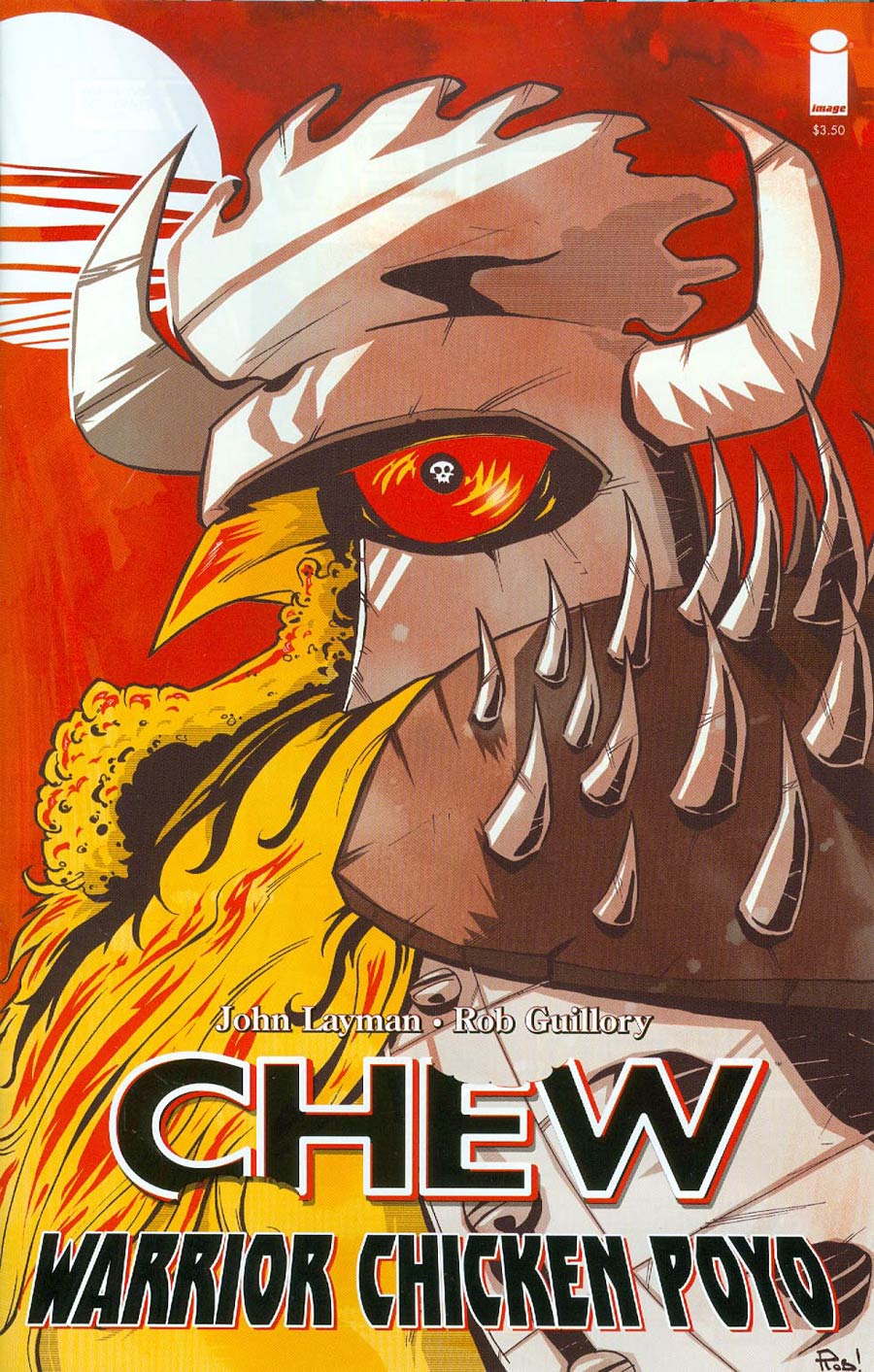 Chew Warrior Chicken Poyo #1 Cover B 2nd Ptg Rob Guillory Variant Cover