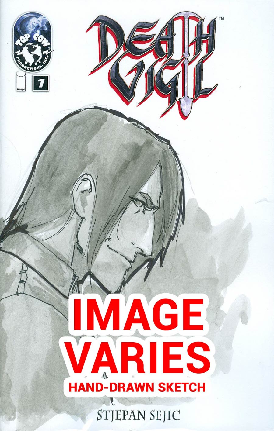 Death Vigil #1 Cover C Incentive Stjepan Sejic Hand-Drawn Sketch Variant Cover