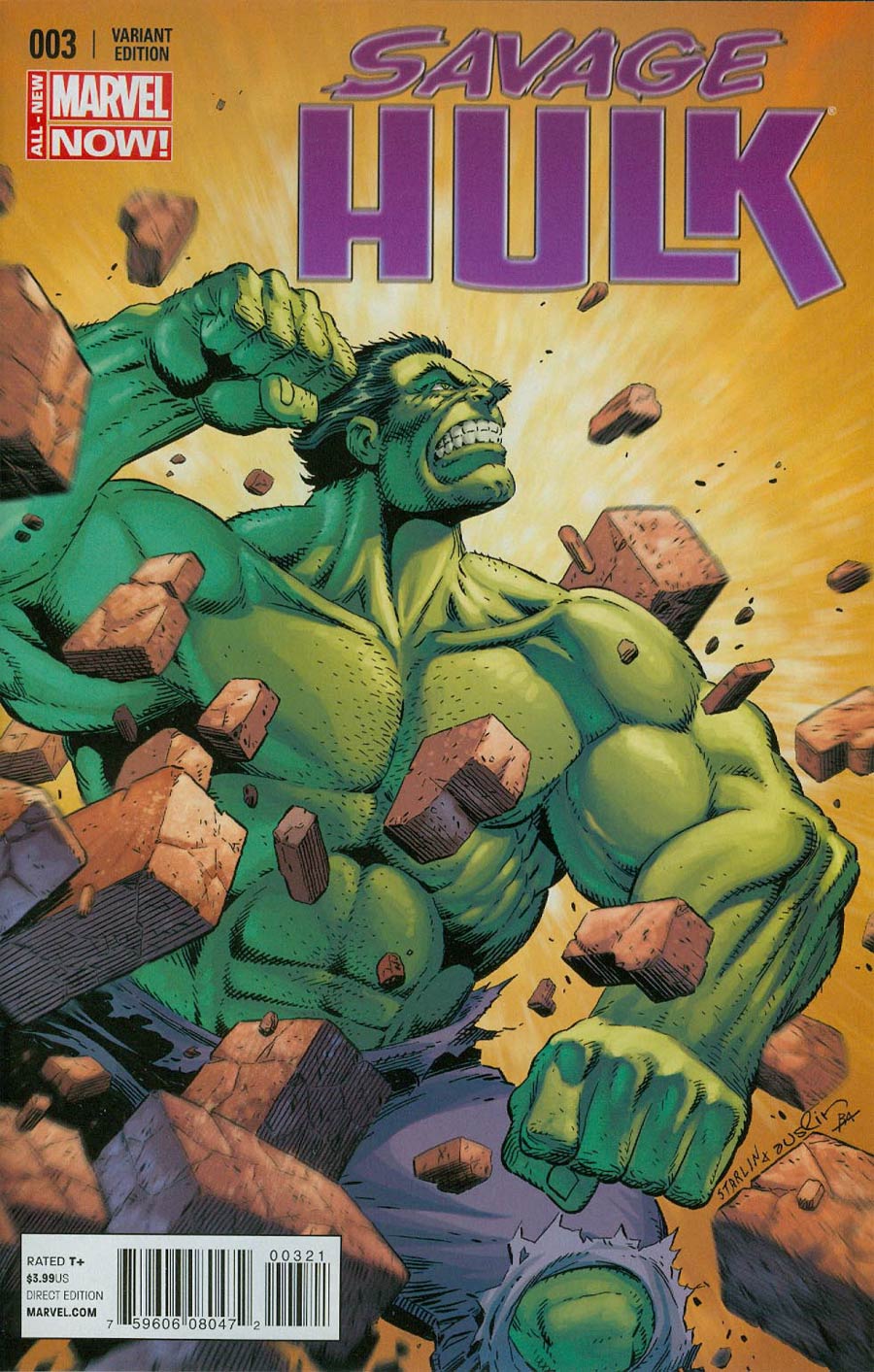 Savage Hulk #3 Cover B Incentive Jim Starlin Variant Cover