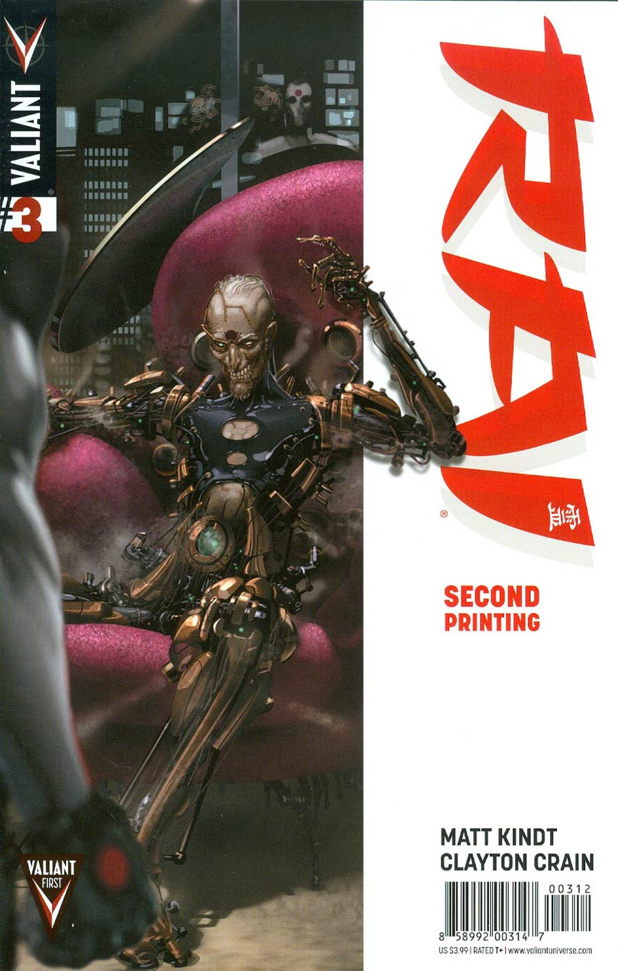 Rai Vol 2 #3 Cover D 2nd Ptg Clayton Crain Variant Cover