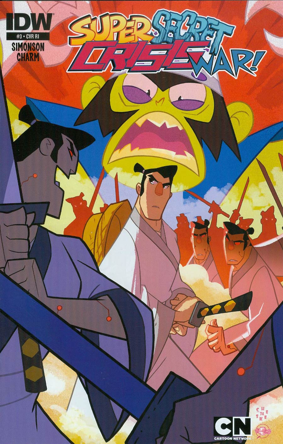 Cartoon Network Super Secret Crisis War #3 Cover C Incentive Sean Cheeks Galloway Variant Cover