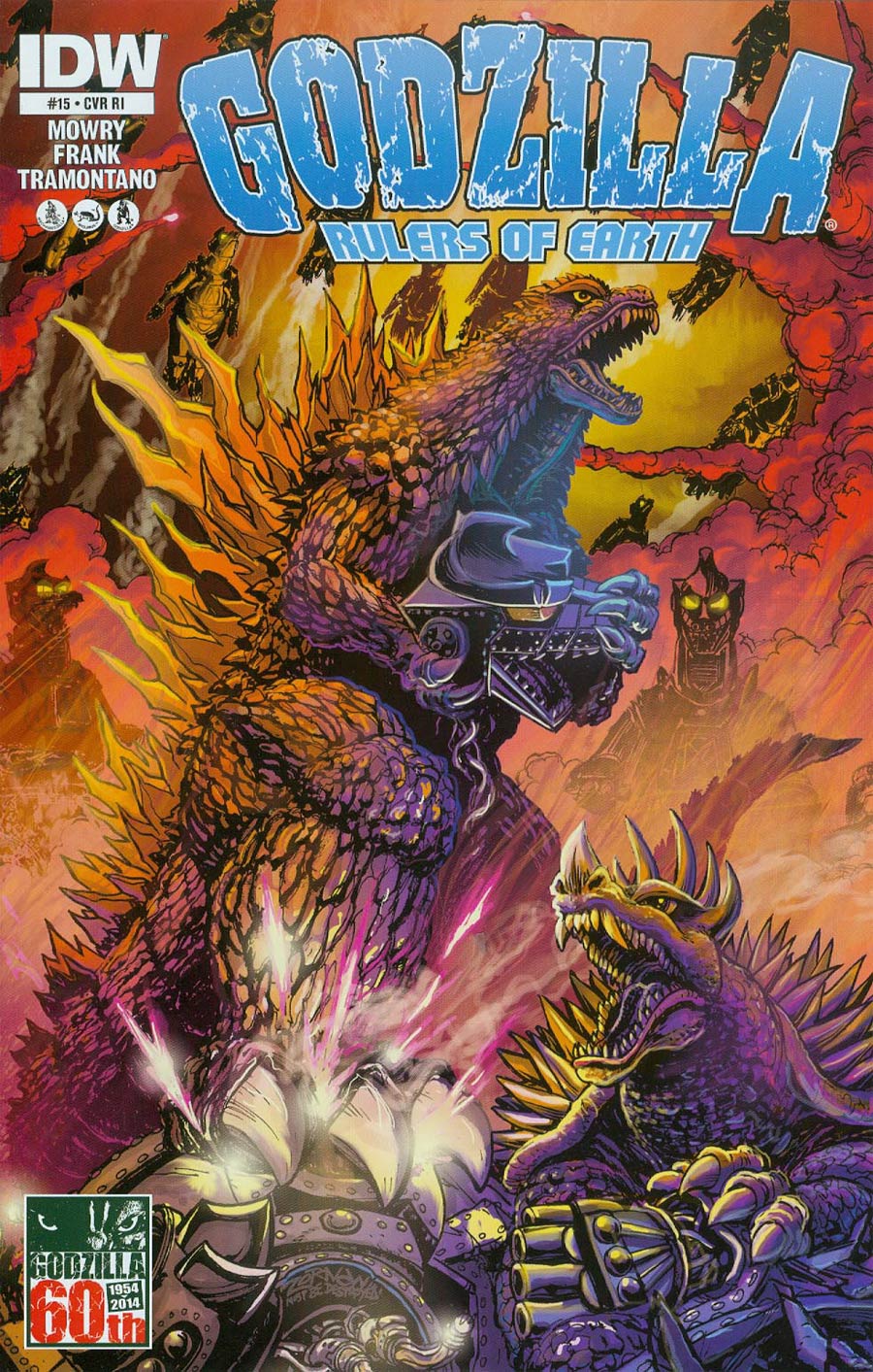 Godzilla Rulers Of The Earth #15 Cover B Incentive Jeff Zornow Variant Cover