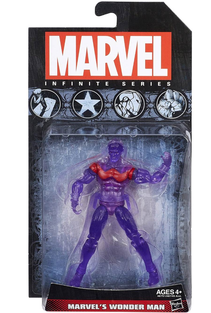 Avengers Infinite Series 3-3/4 Inch Action Figure Assortment 201404 - Platinum Wonder Man