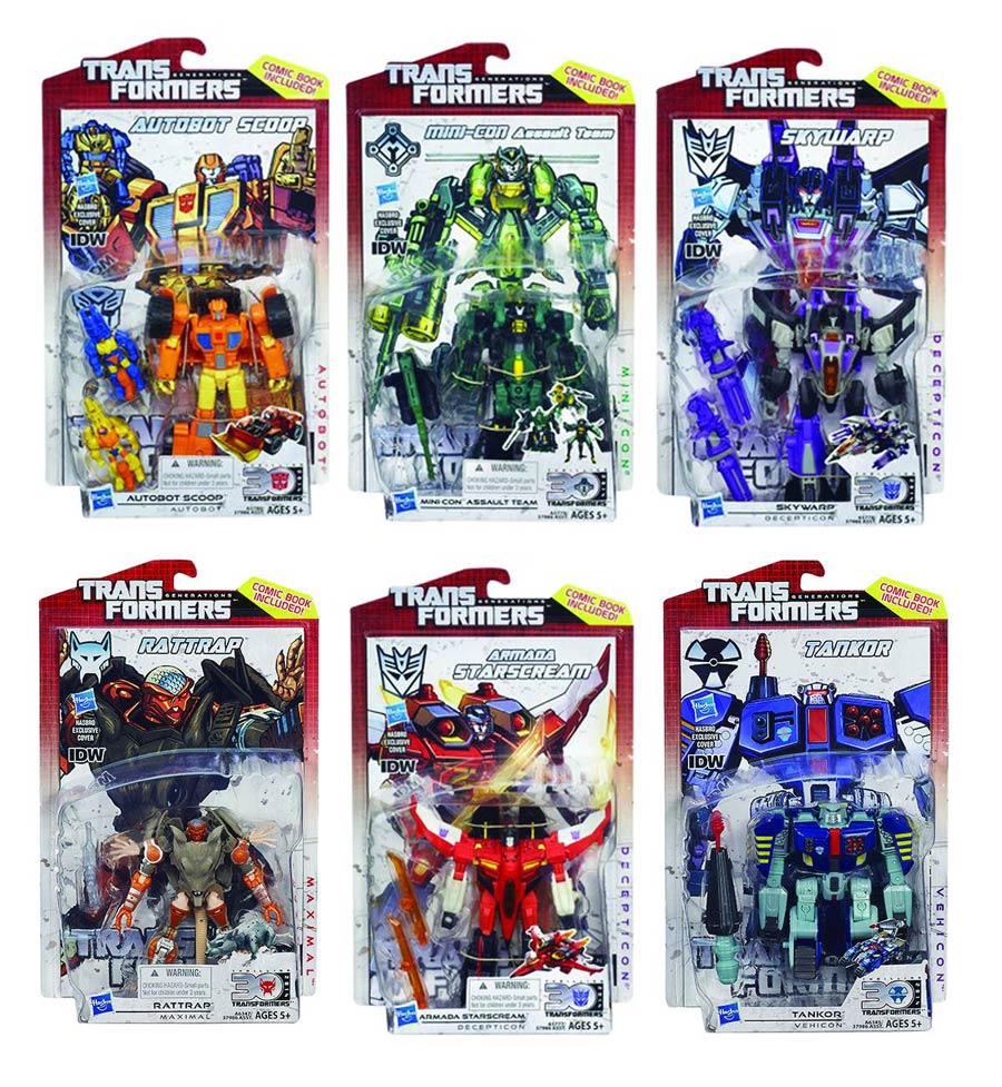 Transformers Generations Deluxe Action Figure Assortment 201404 - Set Of 6
