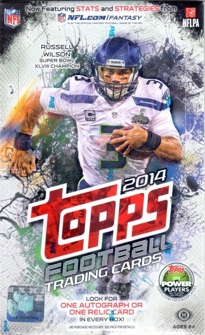Topps 2014 Football Trading Cards Pack