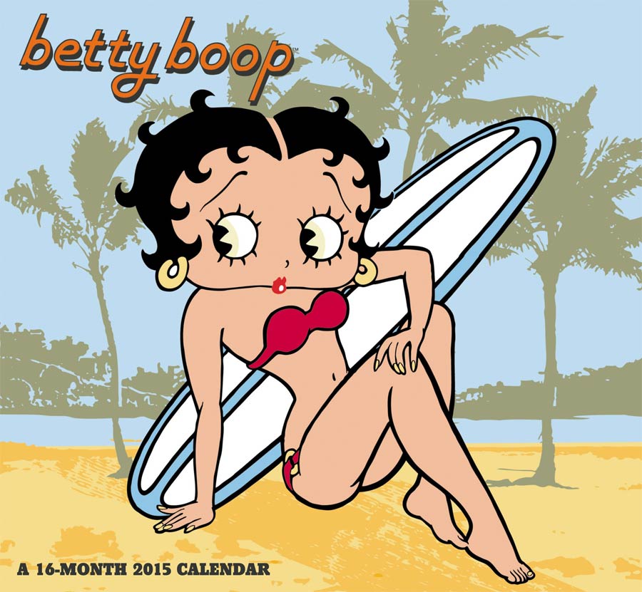 Betty Boop 2015 7x6-inch Mini Calendar