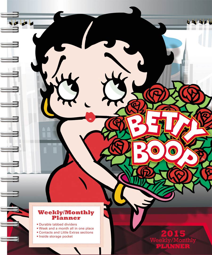 Betty Boop 2015 7x8-inch Monthly Weekly Planner