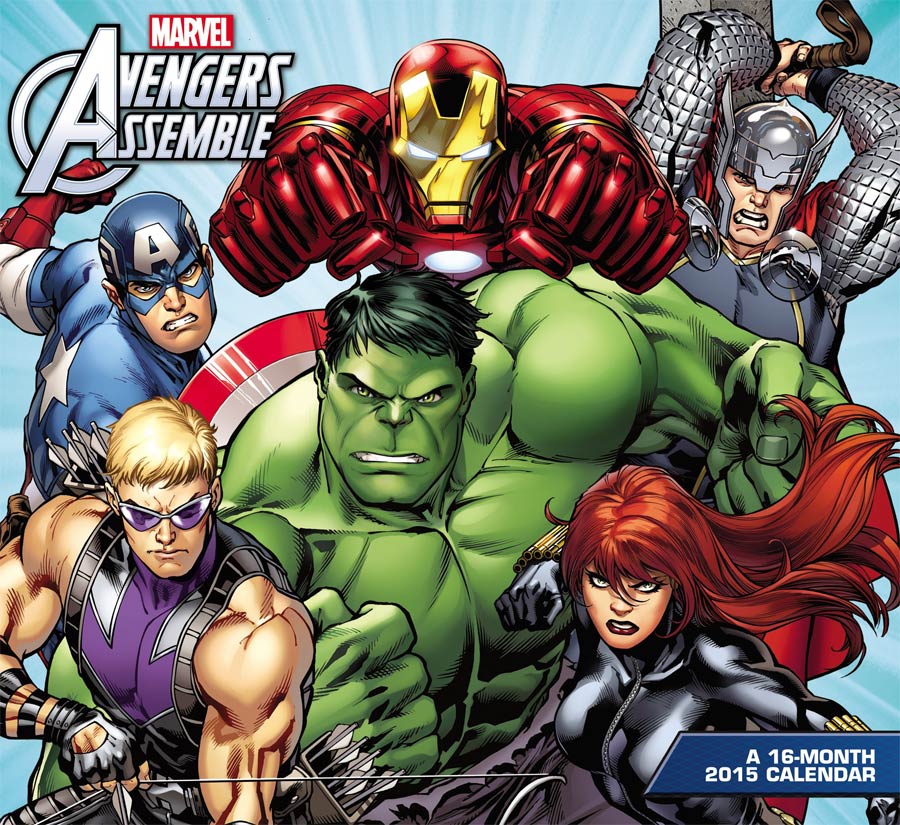 Marvels Avengers Assemble 2015 12x11-inch Wall Calendar