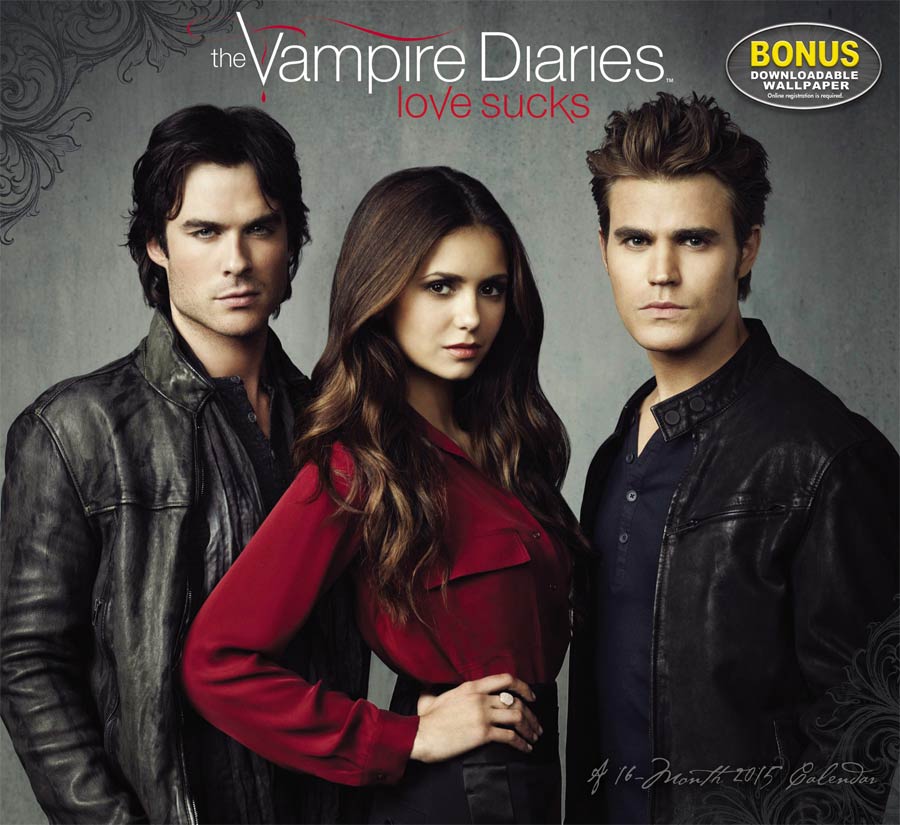 Vampire Diaries 2015 12x11-inch Wall Calendar By Mead