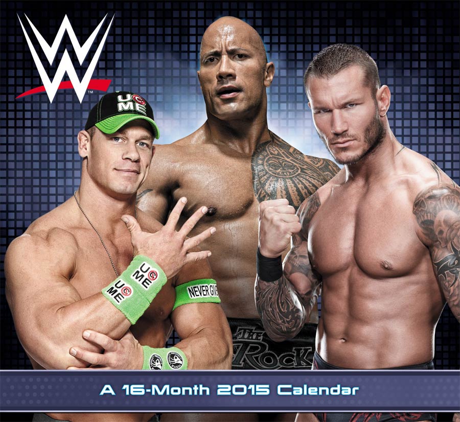 WWE 2015 12x11-inch Wall Calendar