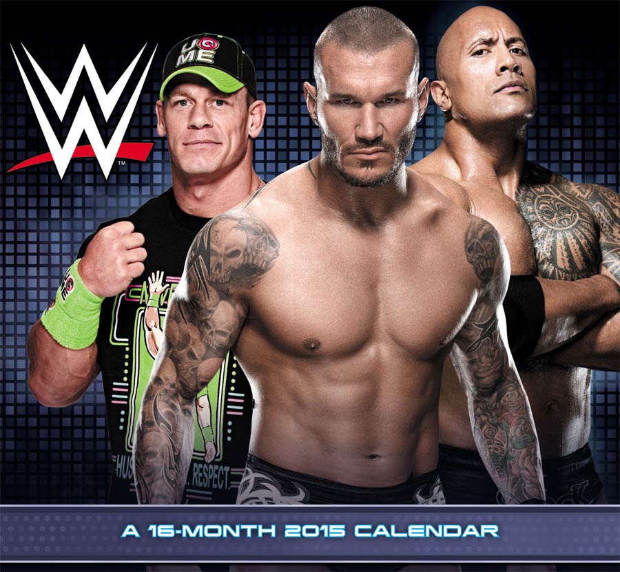 WWE 2015 7x6-inch Mini Calendar